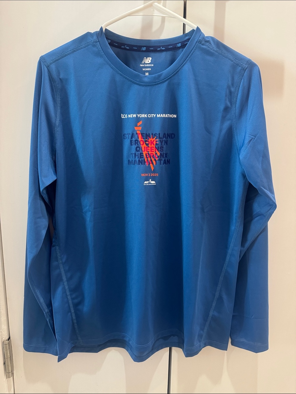 2025‎ New York city marathon official women’s long sleeve tee
